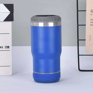 Cross-border 304 Stainless Steel Insulated Cup Bluetooth Speaker Car Cup <b>Double</b>-<b>walled</b> Vacuum Portable Ice Cup 6-12 Hours - Product Image 3