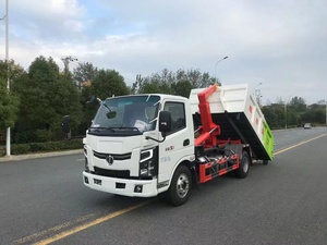 Camion per la raccolta rifiuti con braccio a gancio diesel 4x2, capacità 3-8 tonnellate, con sistema roll-off e gancio di sollevamento, raccoglitore di rifiuti manuale, fornitura di fabbrica - Product Image 4