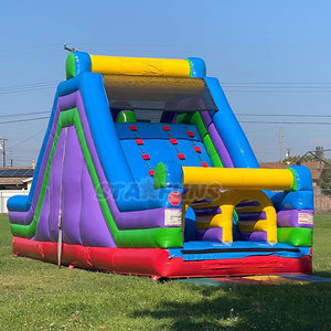 Parcours d'obstacles gonflable commercial pour enfants, <span class=keywords><strong>jeux</strong></span> de sport en plein air, combo de glissades gonflables, parcours d'obstacles gonflable - Product Image 1