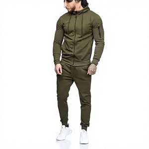 Chándal Deportivo con Cremallera para Hombre, Transpirable, de Poliéster, con Cremallera Completa, Venta al por Mayor, Personalizado para Gimnasio - Product Image 3