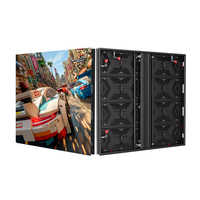 Fabrika Fiyatı Yushuo P2.97 Kavisli Ekran LED Modülleri Tam Renkli Dış Mekan Video Duvarı IP65 Su Geçirmez 5000cd 1080P Ekran