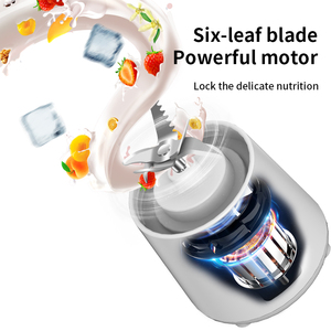 Factory Wholesale Portable Juicer Blender USB Rechargeable Battery Powered Mini Smoothie Maker for Home Travel Camping OEM Logo - Product Image 2