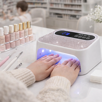 Sèche-ongles LED automatique avec capteur de mouvement intégré, séchage rapide du gel, 168w 365nm, lampe UV pour ongles