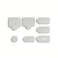 Couvre-prises anti-poussière en silicone pour PS5 Playstation 5, interface USB, protection anti-poussière, accessoires pour console