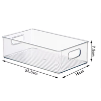 Transparent acrylique congélateur cuisine économiser de l'espace réfrigérateur organisateur boîte réfrigérateur boîtes de rangement