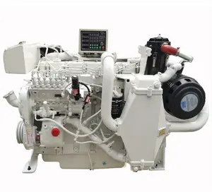 6 cilindri 4 tempi raffreddato ad acqua SDEC shanghai diesel 200hp 300hp 350hp 400hp 500hp 600hp motori per barche per uso marino
