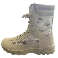 Bottes de combat de désert camouflage personnalisées OEM été hiver léger respirant doublure supérieure en caoutchouc imperméable semelle intérieure antidérapante