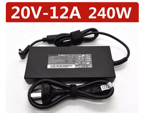 Adaptateur secteur mince 20V 12A 240W pour ordinateur portable MSI Katana GF66 <span class=keywords><strong>GF76</strong></span> 12UE série GL65GL76 GF66GF76 A20-240P2A A240A010P 4.5*3.0mm - Product Image 3