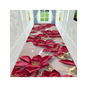 Thảm Hành Lang Màu Đỏ Và Vàng Cổ Điển, Thảm Hành Lang, Thảm Chạy Đỏ - Product Image 5