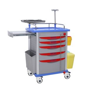Chariot médical mobile de médicament de chariot d'accident d'urgence d'ABS des <span class=keywords><strong>prix</strong></span> bon marché THR-ET-7500IA5 - Product Image 1