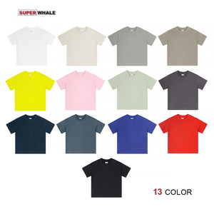 เสื้อยืดผ้าฝ้ายโอเวอร์ไซส์สำหรับเด็กเสื้อยืดพิมพ์โลโก้ตามสั่ง - Product Image 1