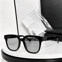 Gafas de Sol Polarizadas con Gradiente UV400, Ligeras, Doradas, Modernas, con Montura Completa Cuadrada, Unisex, para Conducir, Pescar, Viajar, Personalizadas