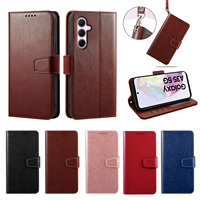 Couverture de livre à rabat pour Samsung Galaxy S25 S21 FE S22 S23 Ultra S24 Plus coque de téléphone en cuir d'agneau Funda