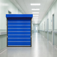 Rideau en tissu inorganique coupe-feu pour porte à enroulement, barrière anti-fumée pour centre commercial, atelier, entrepôt, sous-sol, vente en gros