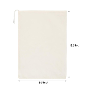 Wholesale Natural Drawstring <b>Bags</b> with Adjustable <b>Strings</b> for Gift Packaging - Product Image 3