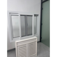 Ventana Corredera de PVC con Doble Acristalamiento y Relleno de Argón, Logra un Valor U de 1.1 para Regiones Frías