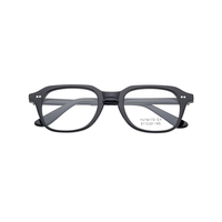 Montures de lunettes unisexes classiques de haute qualité en acétate, forme de visage diamant, monture intégrale, motif solide, motif personnalisé