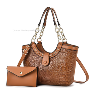 Wholesale Trendy Ladies PU Leather Women Shoulder Crossbody Bags Set Luxury Women Handbags for Women's Tote Bags - Product Image 1