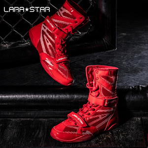LS0099 Zapatillas <span class=keywords><strong>de</strong></span> Lucha y Boxeo Ligeras y Flexibles para <span class=keywords><strong>Hombre</strong></span> con Logo Personalizado al por Mayor para Todas las Temporadas-Invierno Verano Primavera Otoño - Product Image 1