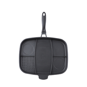 Hot Bán Vuông Đa Chức Năng Master 3 Trong <span class=keywords><strong>1</strong></span> Không Dính 4 Trong <span class=keywords><strong>1</strong></span> Chia Phần 5 Trong <span class=keywords><strong>1</strong></span> Ngăn Trứng Nướng Chảo Chiên - Product Image 3