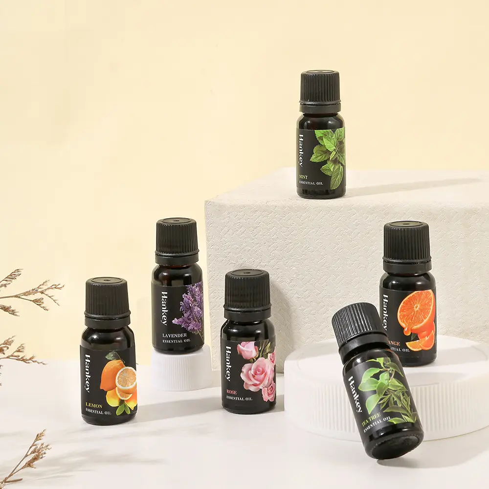 Natuurlijke Pure Etherische Olie Cadeau Set Lavendel Pepermunt Eucaluptus Tea Tree Aromatherapie Etherische Olie