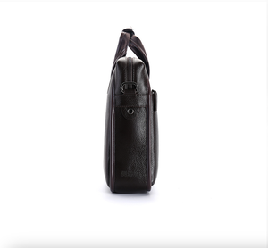 Sac à main pour ordinateur portable en cuir de vache véritable Andong pour hommes, sac de voyage d'affaires, sac à main de grande capacité, sac à bandoulière décontracté - Product Image 3