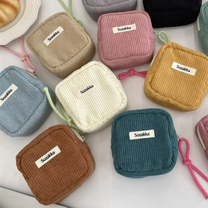 Nhà Máy Tùy Chỉnh Mini Nhung Trang Điểm <span class=keywords><strong>Pouch</strong></span> Cá Nhân Du Lịch Trang Điểm Lưu Trữ Túi Lớn Dây Kéo Nhỏ Khăn Ăn Lưu Trữ Ví Slip-Trong - Product Image 1