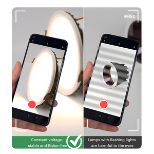 Lámparas de <span class=keywords><strong>Panel</strong></span> <span class=keywords><strong>LED</strong></span> Empotradas de Fábrica, CCT Opcional 3000K 4000K, <span class=keywords><strong>8W</strong></span>/15W/22W, Luces <span class=keywords><strong>LED</strong></span> de Techo, Focos Empotrados - Product Image 2