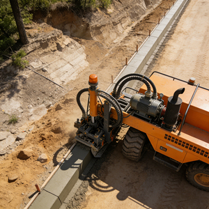 Machine à Bordures Automatique pour la Formation Précise de Bordures <span class=keywords><strong>en</strong></span> Béton sur les Autoroutes - Product Image 4