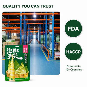 Snack di Germogli di Bambù Piccanti Sottaceto per Serate Birra, Cibo da <span class=keywords><strong>Bar</strong></span> e Antipasti per Feste, Verdura Croccante e Acida Pronta da Mangiare - Product Image 5