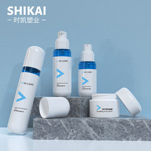 Flacone Spray per animali domestici all'ingrosso da <span class=keywords><strong>100</strong></span> <span class=keywords><strong>Ml</strong></span> confezione bianca a forma di capsula Toner cosmetico contenitore in plastica 50ml flacone Spray per Toner facciale - Product Image 6