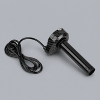 Accélérateur de guidon à poignée rotative 3 broches pour vélo électrique, prise mâle/femelle M8 pour vélos à pneus larges OUXI V8 / Fatboy / Super73