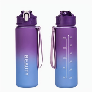 Bottiglia d'Acqua Riutilizzabile da Palestra 600ML con Logo Personalizzato, Indicatore Orario in Plastica, Adatta per Bere Direttamente e Acqua Bollente - Product Image 6