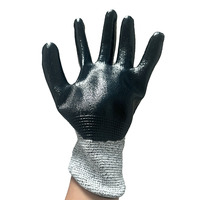 Verre jardin industrie de protection Anti-coupure PU enduit travaux de construction sécurité gants résistants aux coupures
