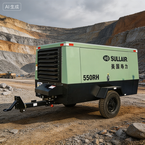 Compresseur d'air Sullair 555 CFM <span class=keywords><strong>17</strong></span> bars pour le forage de roches et les travaux de pieutage - Product Image 4
