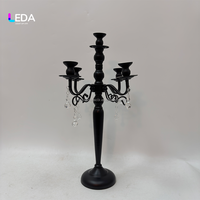 Candélabre en métal doré LEDA pour mariage, événements, décoration de table, centre de table de mariage