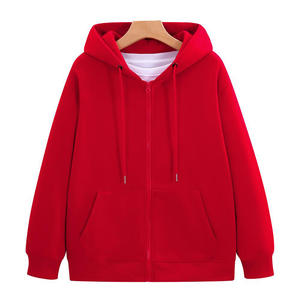 Sudaderas con capucha y cremallera personalizadas de algodón puro, tallas europeas y americanas, sensación de alta gama para primavera y otoño. - Product Image 6