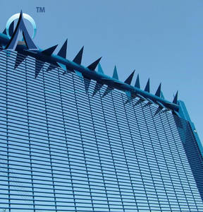 358 Anti-Climb Security Fence <span class=keywords><strong>Perimeter</strong></span> Intrusão Detecção com Dissuasão Treliça & Gate para Ambientes Seguros - Product Image 1
