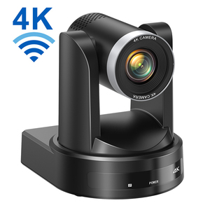 Wireless 4K PTZ Video Conference <b>Camera</b> 10X Optical Zoom, AI Auto-Tracking for Room, Teams, Webinar, Live Church MC3088 True 4K - Product Image 1
