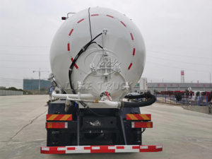รถบรรทุกขนส่งสินค้าแห้งแบบกำหนดเอง Dongfeng 8X4 33M3 พร้อมถังบรรจุปริมาตรแปรผัน - Product Image 5