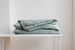 Stone washed 100% puro <span class=keywords><strong>Francese</strong></span> di lino di lino/fogli di biancheria da letto in lino Europeo set - Product Image 5