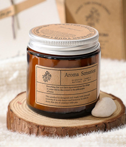 Bougie pilier en cire de soja d'aromathérapie de luxe, bougie décorative parfumée personnalisée, bougie parfumée pour la maison, fabrication OEM ODM - Product Image 5
