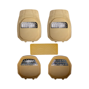 Vente en gros de tapis de sol universels en PVC souple et caoutchouc pour voiture, ensemble complet de coussinets antidérapants et imperméables, compatibles avec les modèles Civic GX460 - Product Image 1