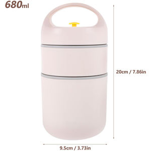 Stainless Steel Vacuum Thermal <b>Lunch</b> <b>Box</b> With <b>Insulated</b> <b>Lunch</b> Bag Food Warmer Soup Cup Containers Bento <b>Box</b> for Kids Adult - Product Image 2