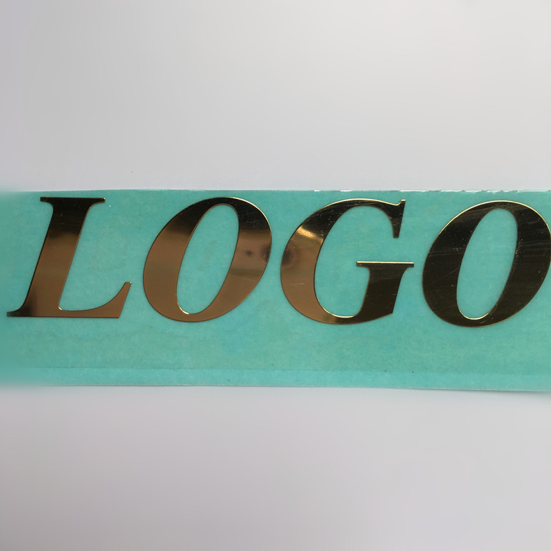 Custom Gold Silver Metal Transfer Labels - Durable Peel & Stick Easy Application, Suitable for Electronic Product Packaging