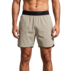 Mens Stretch Athletic Shorts Quick Dry Lightweight Fabric Elastic Waist Adjustable Drawstring Side Pockets For Gym Fitness - Product Image 1