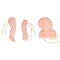 DARHMMY Modelo de Práctica de Inyección para Bebés, Brazo, Pierna, Cuero Cabelludo, Punción Venosa, para Estudiantes de Enfermería