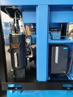 Compresseur d'air à vis monophasé 4-en-1 380V/400V/220V 7,5-250KW avec réservoir, sécheur et filtre, économie d'énergie 25%, faible bruit