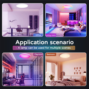 LEDEAST-Luz de techo inteligente con control remoto, interruptor de cambio de color, luz LED - Product Image 5