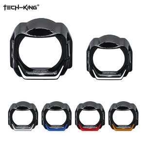 TECH-KING 3,0 pulgadas 1,5 pulgadas 1,8 pulgadas decoración cubierta lámpara coche motocicleta faro BI LED proyector cubierta con anillo de <span class=keywords><strong>Halo</strong></span> Led - Product Image 3